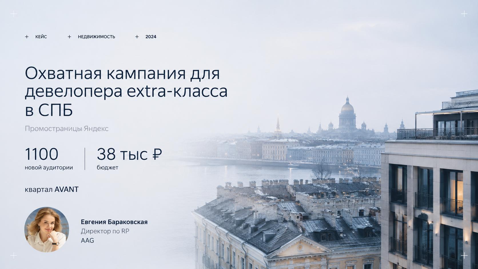 Кейс AAG: ПромоСтраницы Яндекса для девелопера